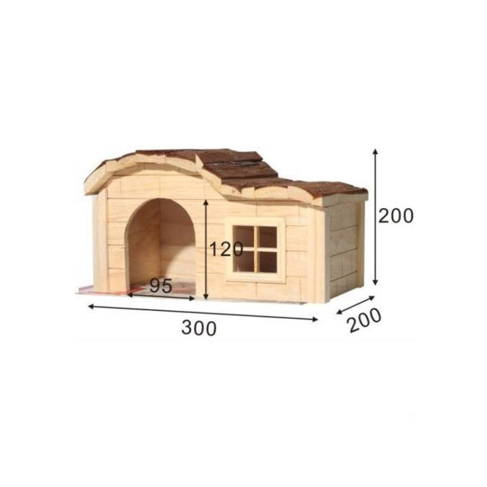 Kerbl Nature Rodent House Wave 30 x 20 x 20cm