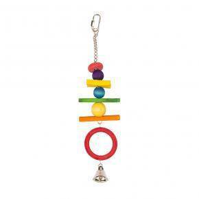 Duvo Birdtoy Acrobate with Colorful Wooden Cubes 38cm