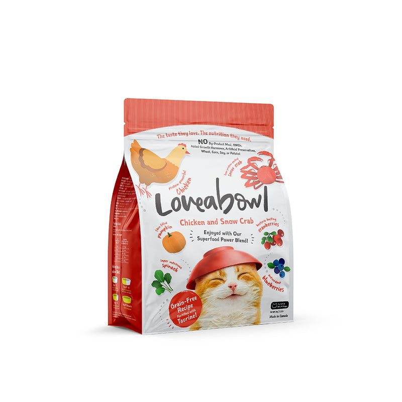 Loveabowl Cat Food Chicken & Snow Crab 1kg