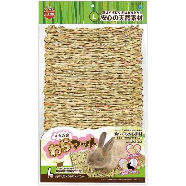 Marukan Straw Mat for Small Animals L (ML-109)