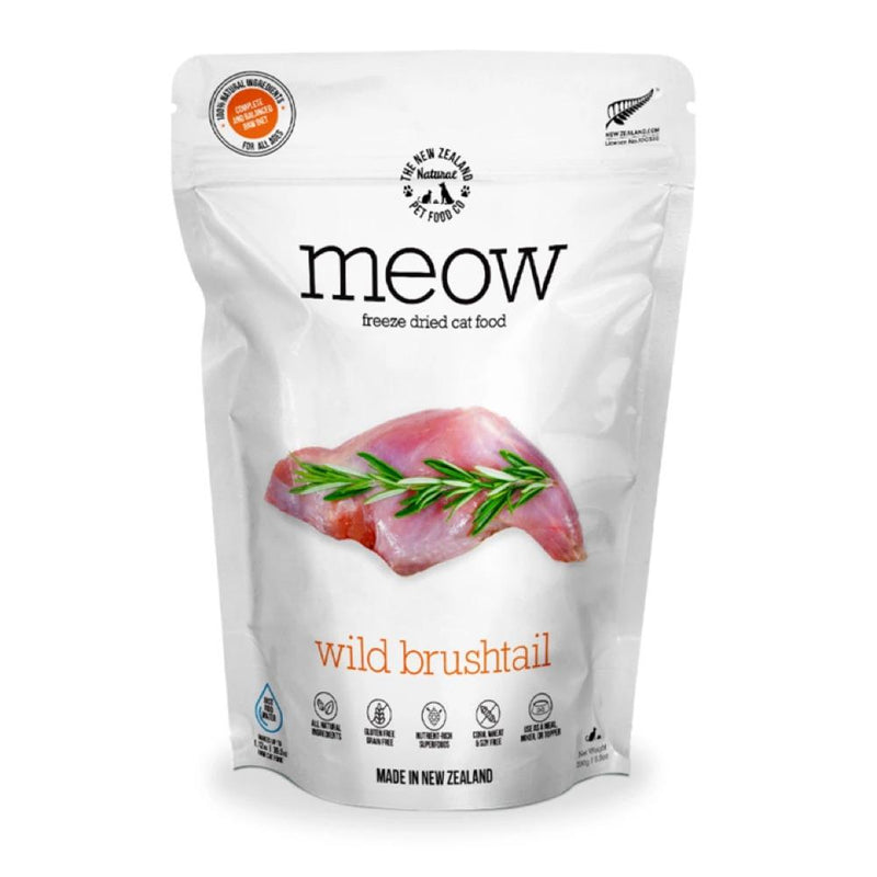 Meow Freeze-Dried Cat Food Wild Brushtail 280g