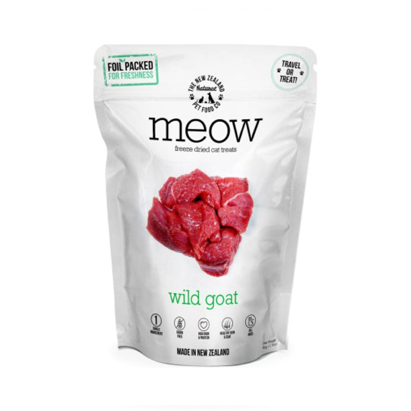 Meow Freeze-Dried Cat Treats Wild Goat 50g