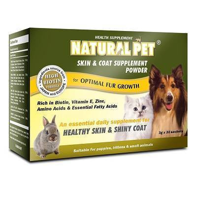 Natural Pet - Skin & Coat Supplement 3g x 30sachets
