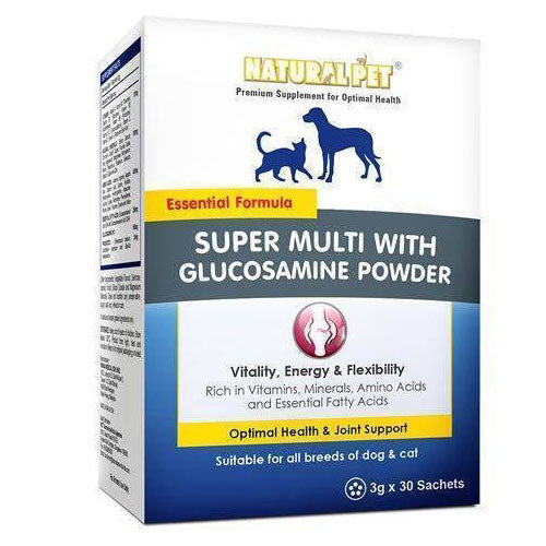 Natural Pet - Super Multi with Glucosamine Powder 3g x 30sachets