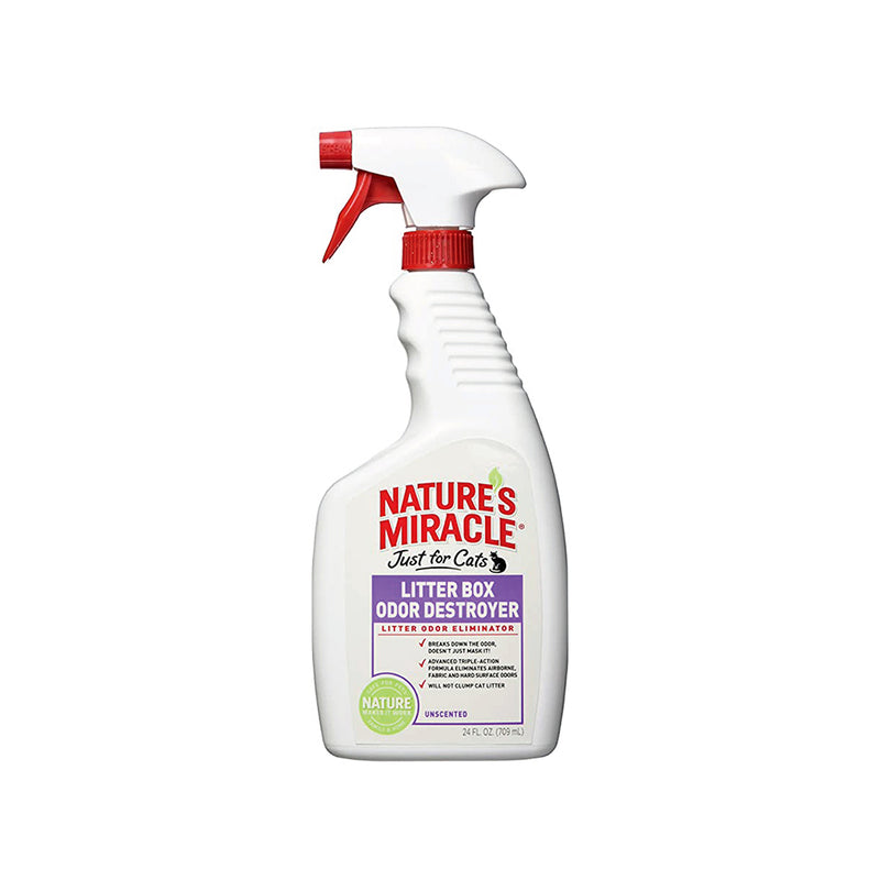 Nature's Miracle Cat Just for Cats Litter Box Odor Destroyer 24oz