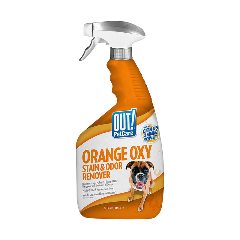 OUT! Orange Oxy-Fast Stain & Odor Remover for Dogs & Cats 32oz