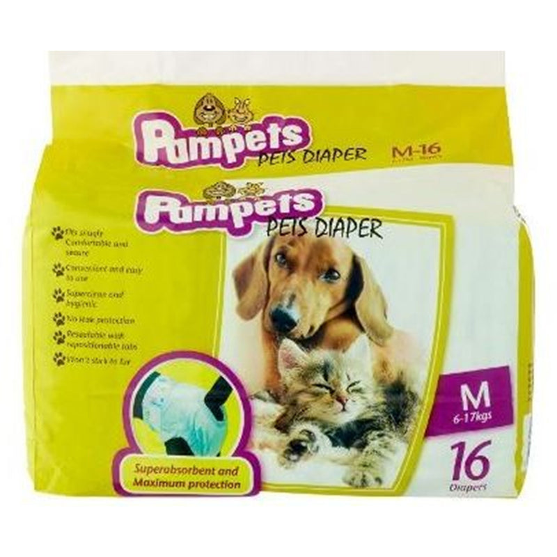Pampets Diapers M 16pcs