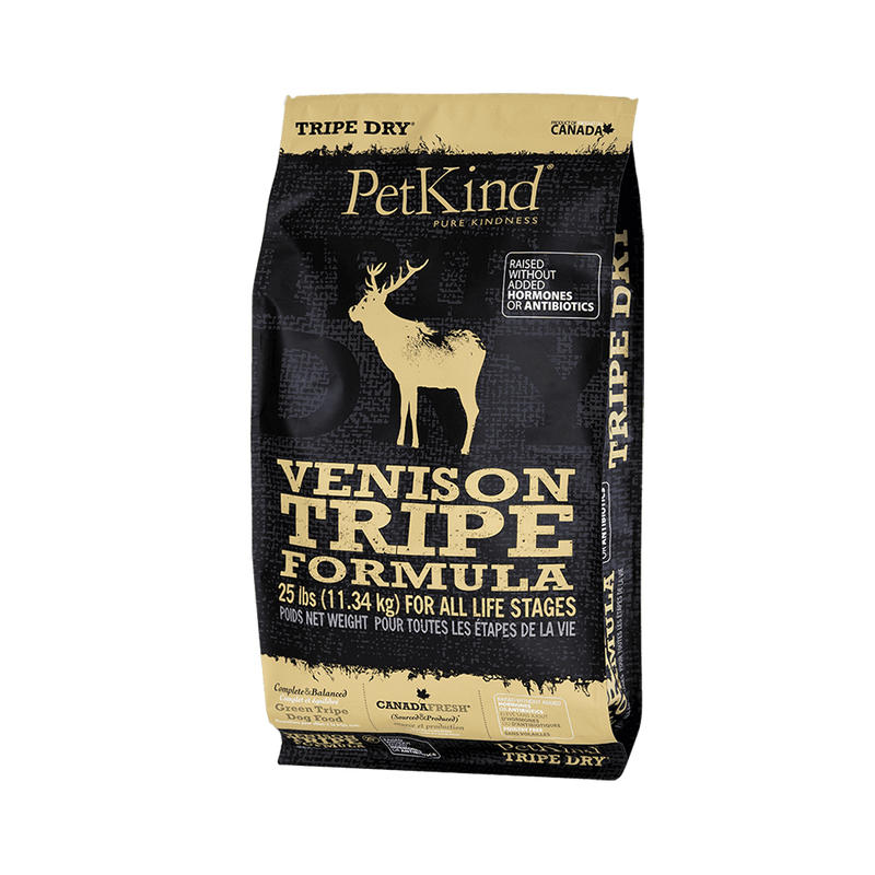 Petkind Dog Venison Tripe All Life Stages 25lb
