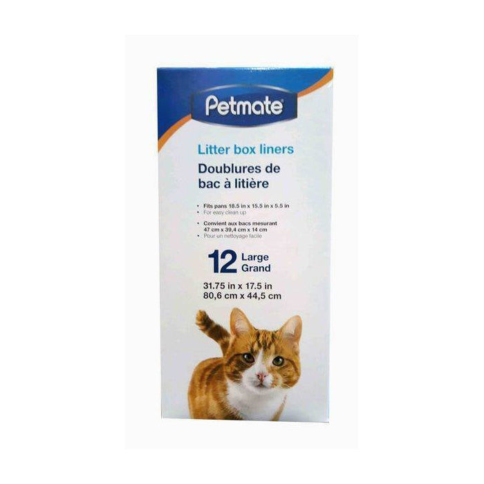 Petmate Litter Box Liner L 12pcs