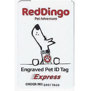 Red Dingo Tag Express Card (Do-It-Yourself Online Service)