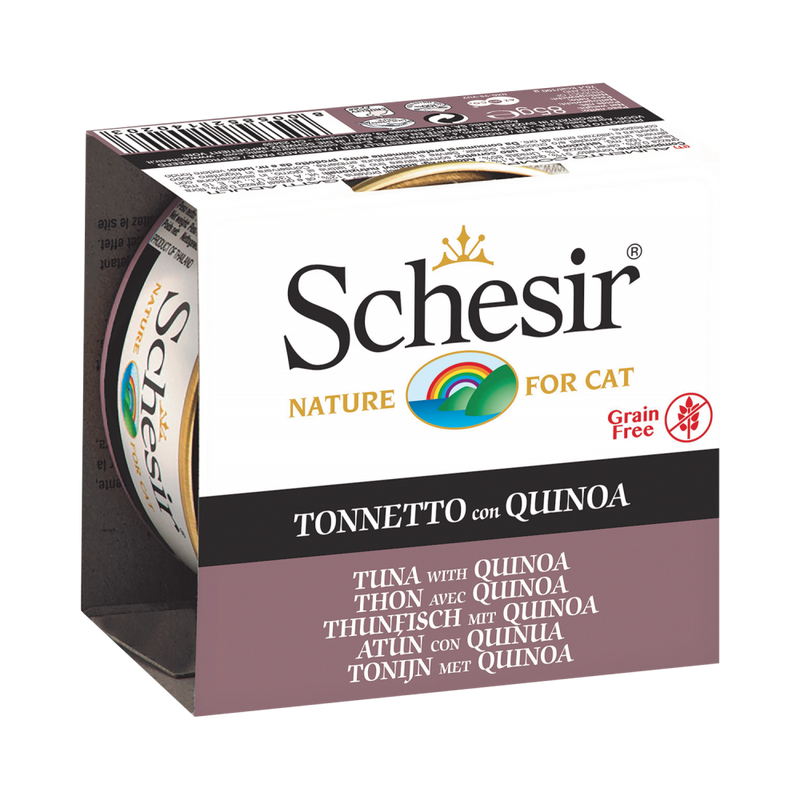 *DONATION TO KITTEN SANCTUARY SG* Schesir Nature Tuna with Quinoa in Jelly for Cats 85g x 14cans