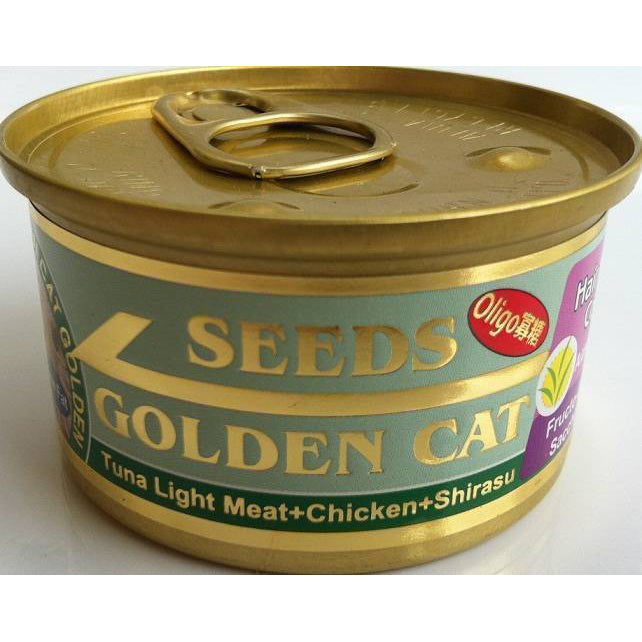 Seeds Golden Cat Tuna + Shirasu + Chicken 80g