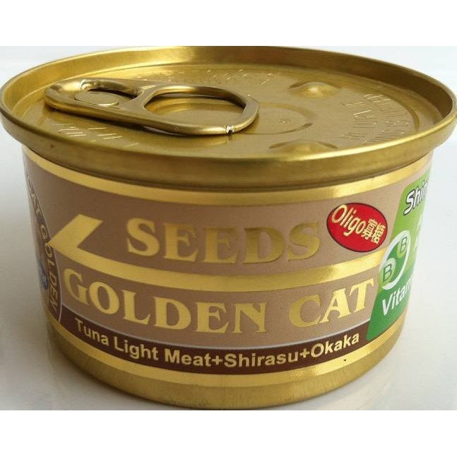 Seeds Golden Cat Tuna + Shirasu + Okaka 80g