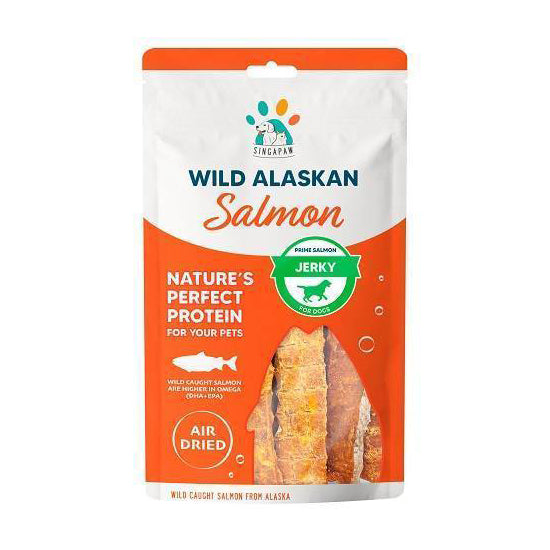 Singapaw Dog Wild Alaskan Prime Salmon Jerky 70g