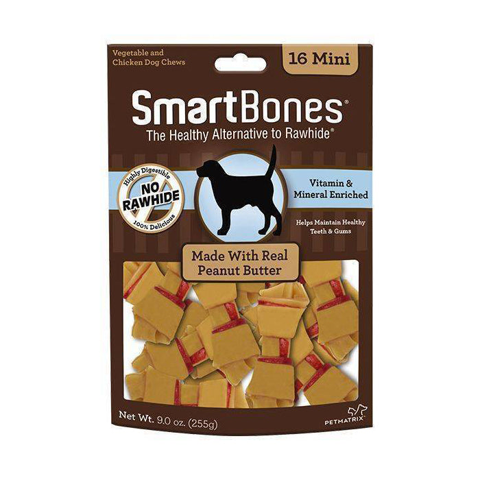 SmartBones Peanut Butter Mini 16pcs