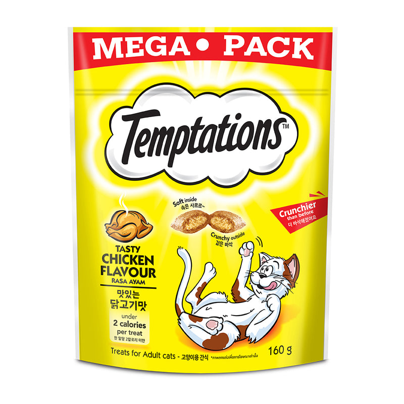 Temptations Cat Tasty Chicken Flavour 160g