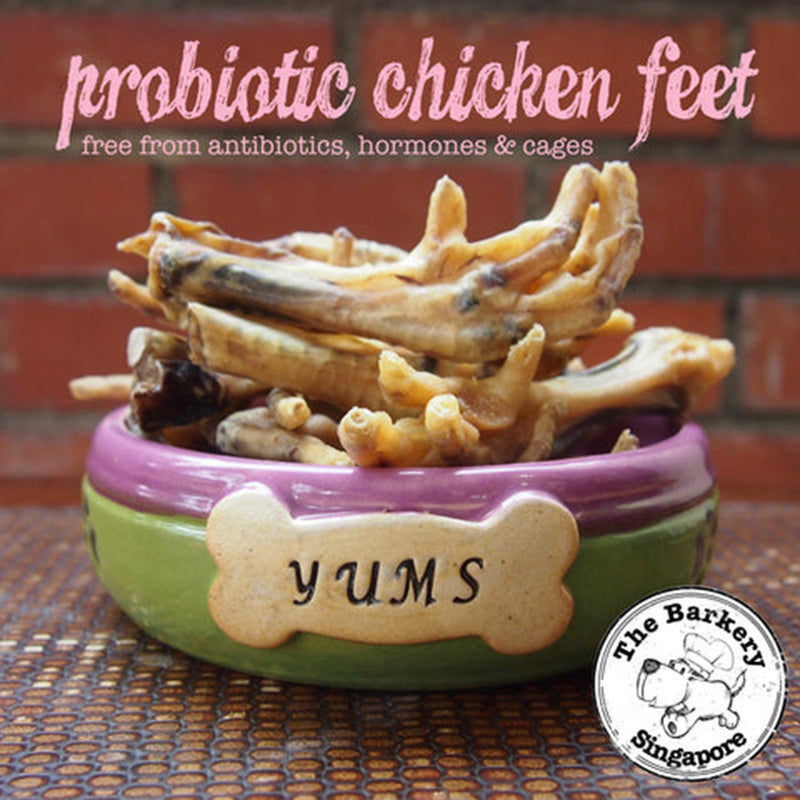 The Barkery Probiotic Chicken Feet 100g