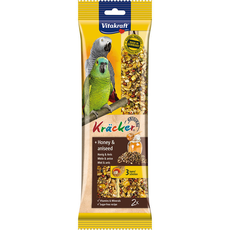 Vitakraft Kracker Honey & Aniseed for Parrots 180g