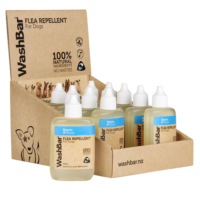 Washbar Natural Flea Repellent for Dogs 40ml