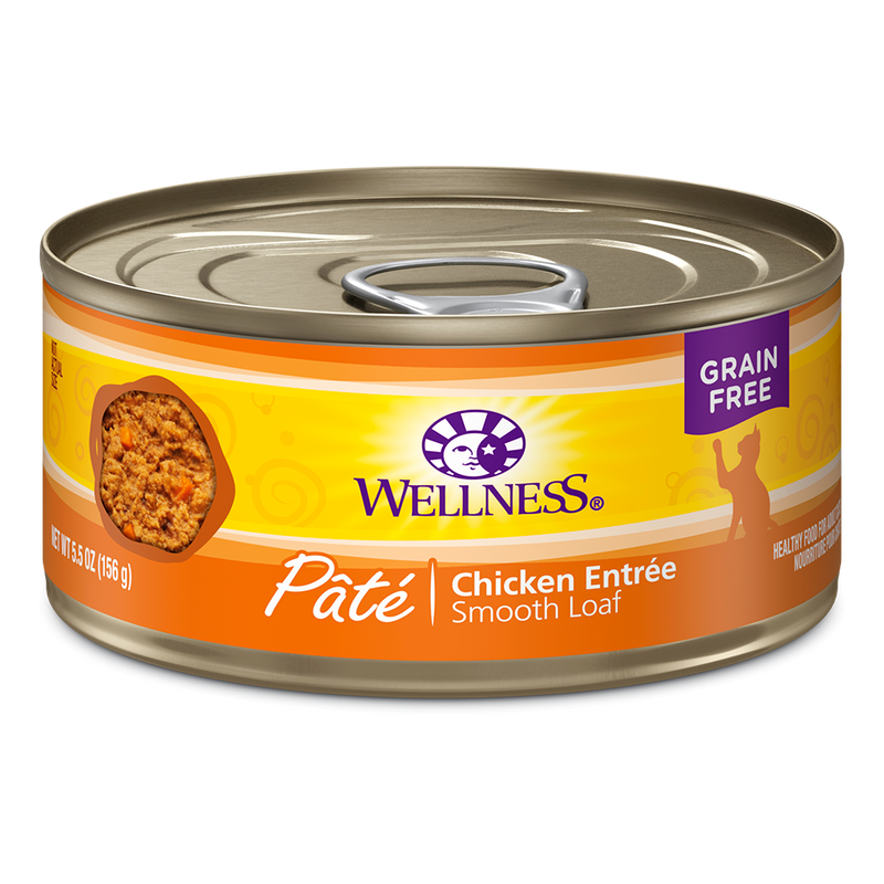 Wellness Cat Pate Chicken Entree 5.5oz