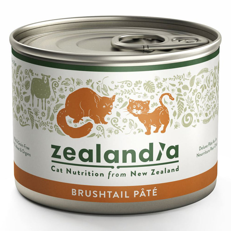 Zealandia Cat Nutrition from New Zealand - Brushtail 185g
