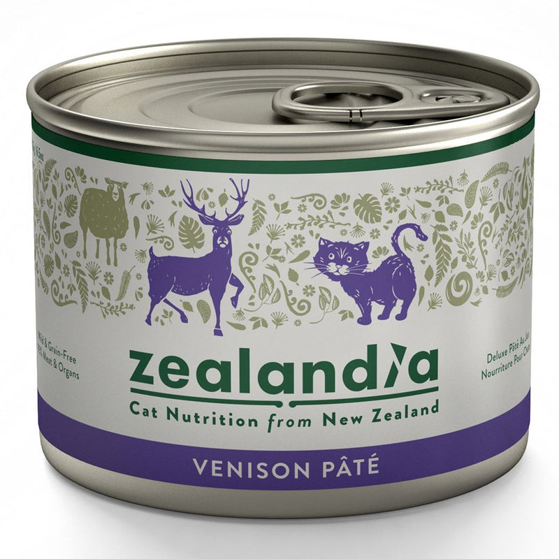 Zealandia Cat Nutrition from New Zealand - Venison Pate 185g
