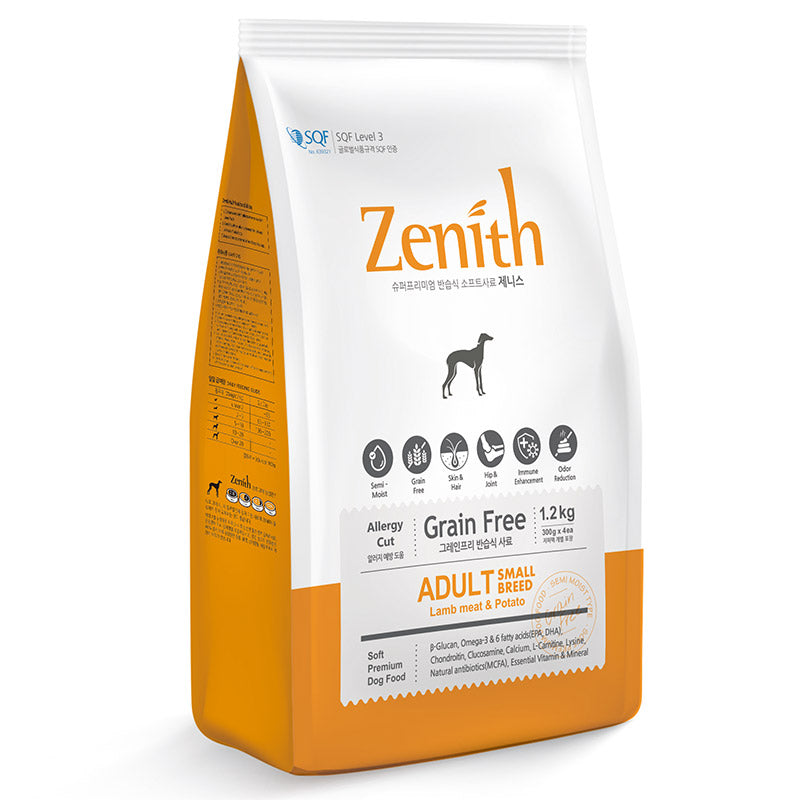Zenith Soft Premium Dog Adult Food Lamb Potato