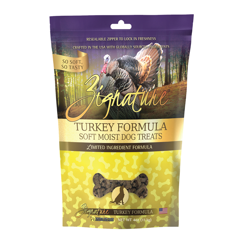 Zignature Dog Treats Soft Moist Turkey Formula 113g