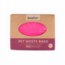 Zippypaws Pet Waste Bags Unscented Pink 160pcs