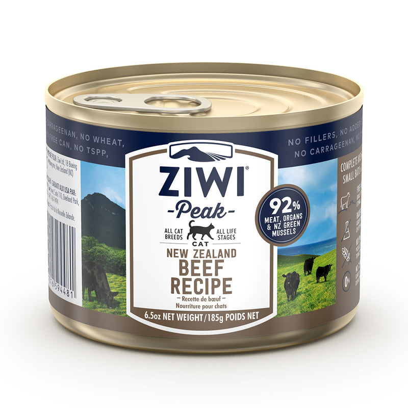 Ziwi Peak Cat Canned Beef Recipe 185g