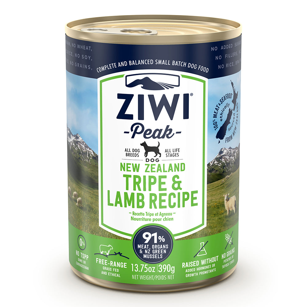 Ziwi Peak Dog Canned Tripe Lamb Recipe 390g