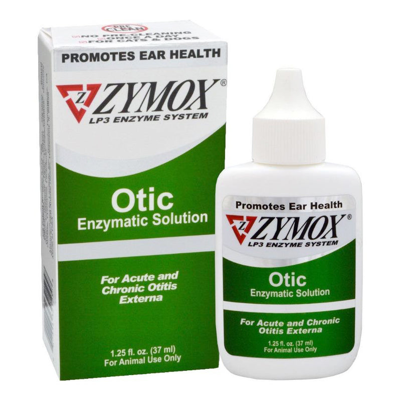 Zymox Ear Care Otic Enzymatic Solution Hydrocortisone Free 1.25oz