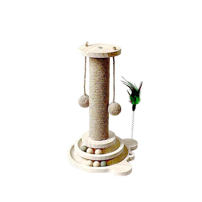 AIYI Cat Scratch Post with Turntable (B20cm x H40cm)