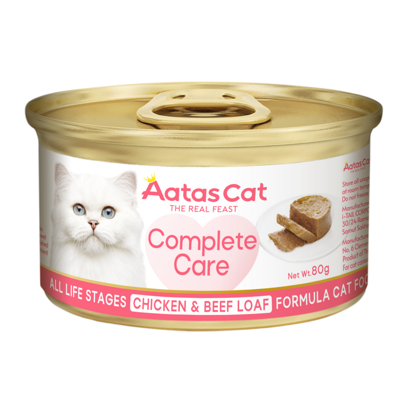 Aatas Cat Complete Care Chicken & Beef Loaf 80g