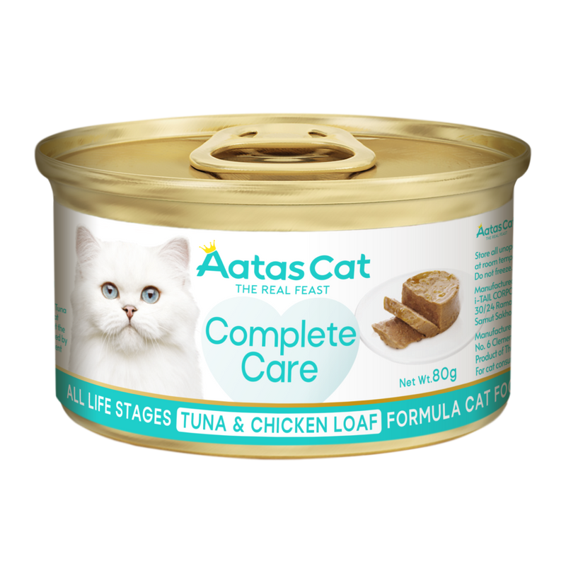 Aatas Cat Complete Care Tuna & Chicken Loaf 80g