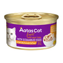 Aatas Cat Finest Diamond Dinner Tuna with Scrambled Eggs in Soft Jelly 80g