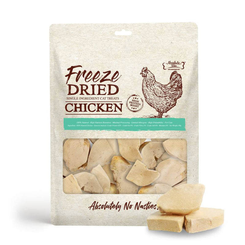 Absolute Bites Cat Freeze-Dried Chicken 60g