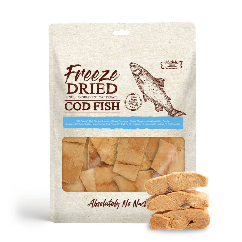 Absolute Bites Cat Freeze-Dried Cod Fish 30g