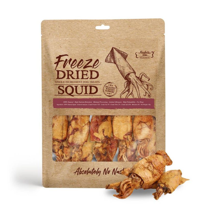 Absolute Bites Dog Freeze-Dried Squid 40g