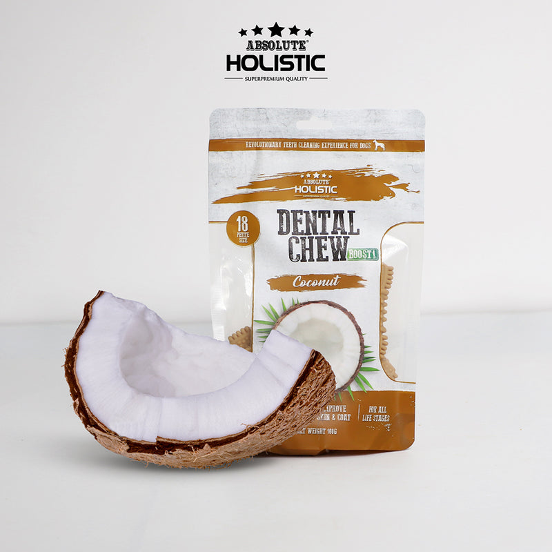Absolute Holistic Dog Boost Dental Chew Coconut 160g