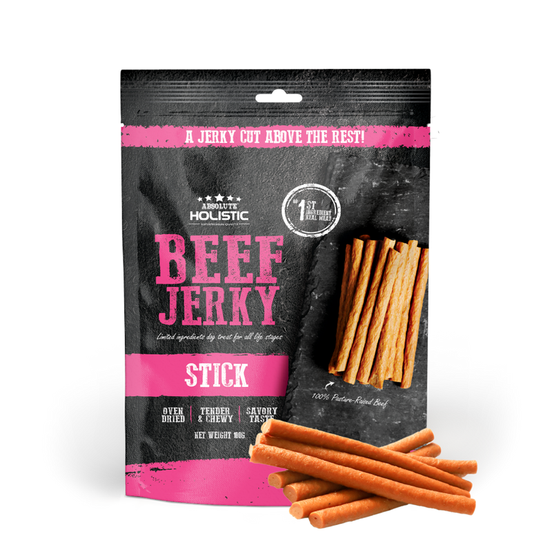Absolute Holistic Dog Treats Beef Jerky Stick 100g