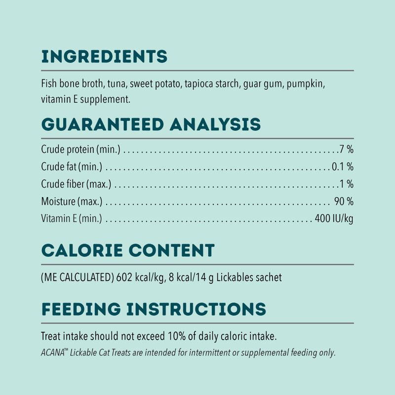 Acana Cat Treat Lickables Tuna 14g x 5