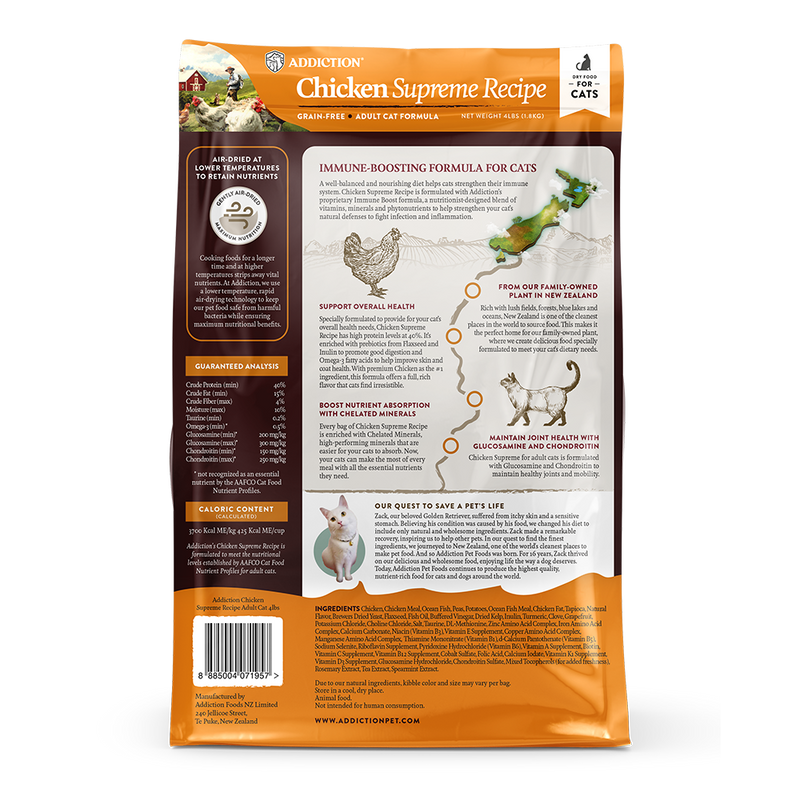 Addiction Cat Chicken Supreme Grain-Free 4lb