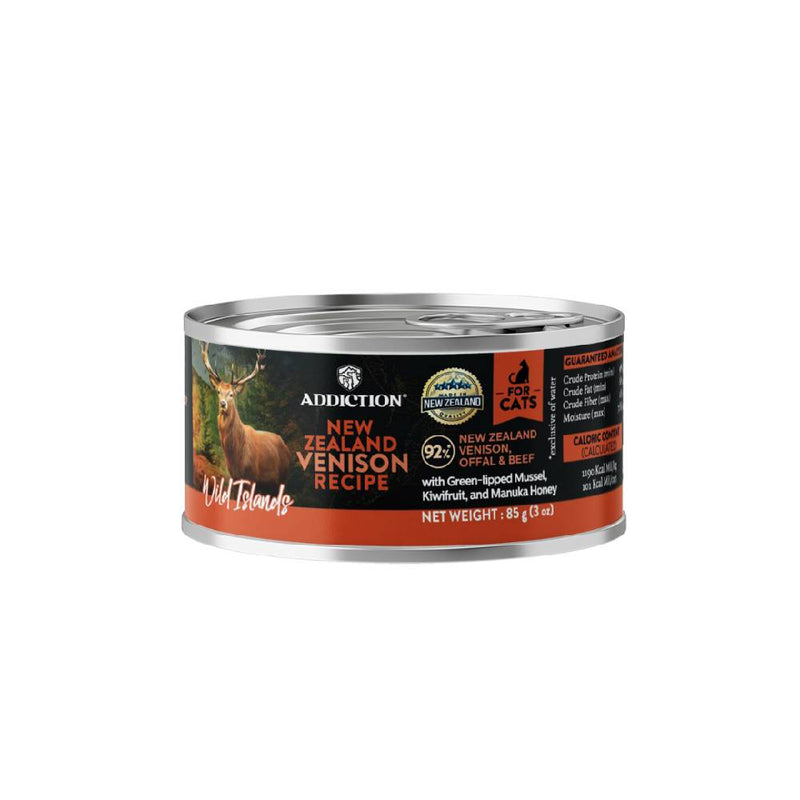 Addiction Cat Wild Islands New Zealand Venison 85g