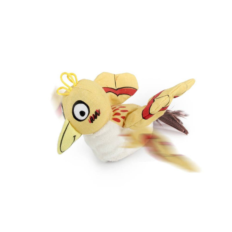 All For Paws Catoon Jittering Bird Yellow