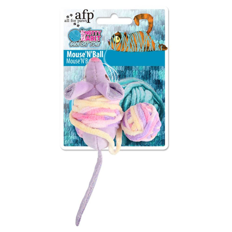 All For Paws Knotty Habit Mouse'N'Ball