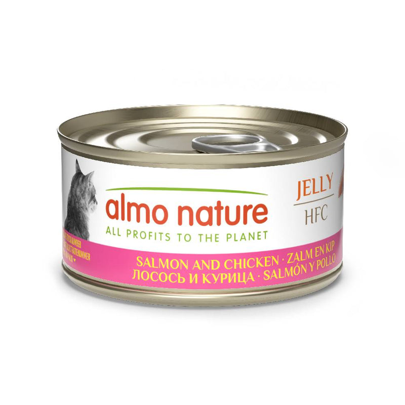 Almo Nature Cat HFC Jelly Salmon & Chicken 70g