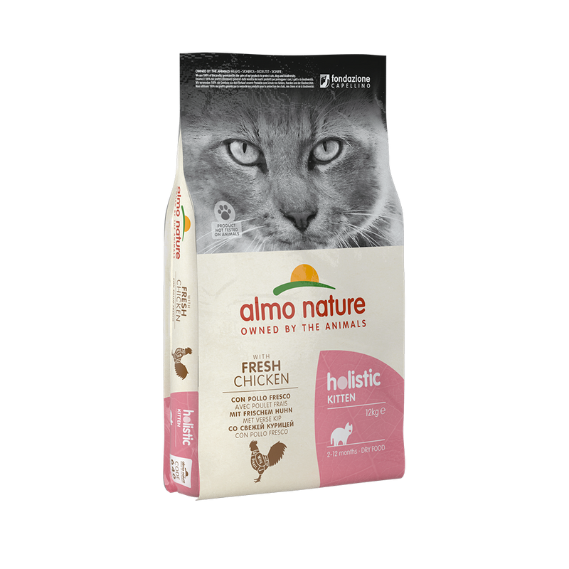 Almo Nature Cat Holistic Kitten With Fresh Chicken 12kg