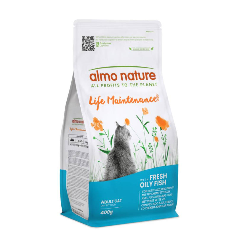 Almo Nature Cat Life Maintenance Fresh Oily Fish 400g