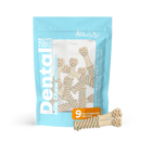 Altimate Pet Dog Dental Chews Infused with Spearmint Breath Strips - Milk Toothbrush Medium 9pcs